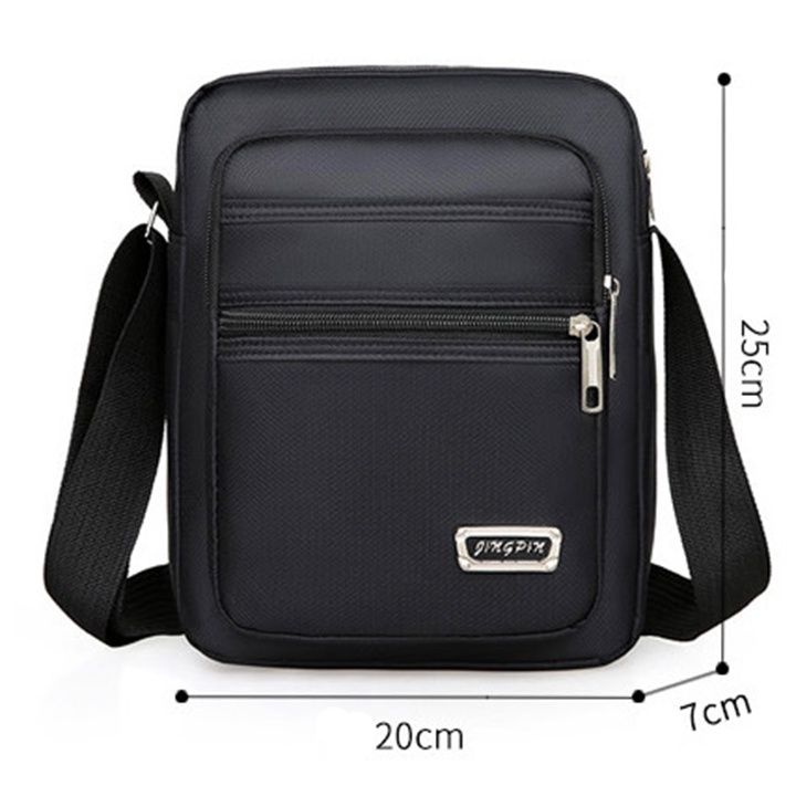 Túi đeo chéo nam, nữ để Ipad thời trang vải xốp xéo chống nước phong cách cá tính hàn quốc size 25cm TUI-30