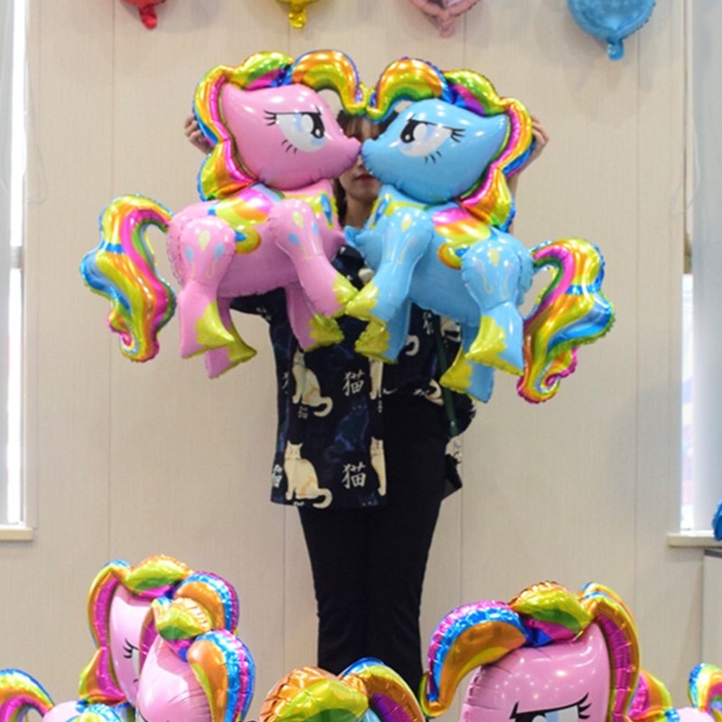 Bóng hình con ngựa pony, unicron 3D các màu