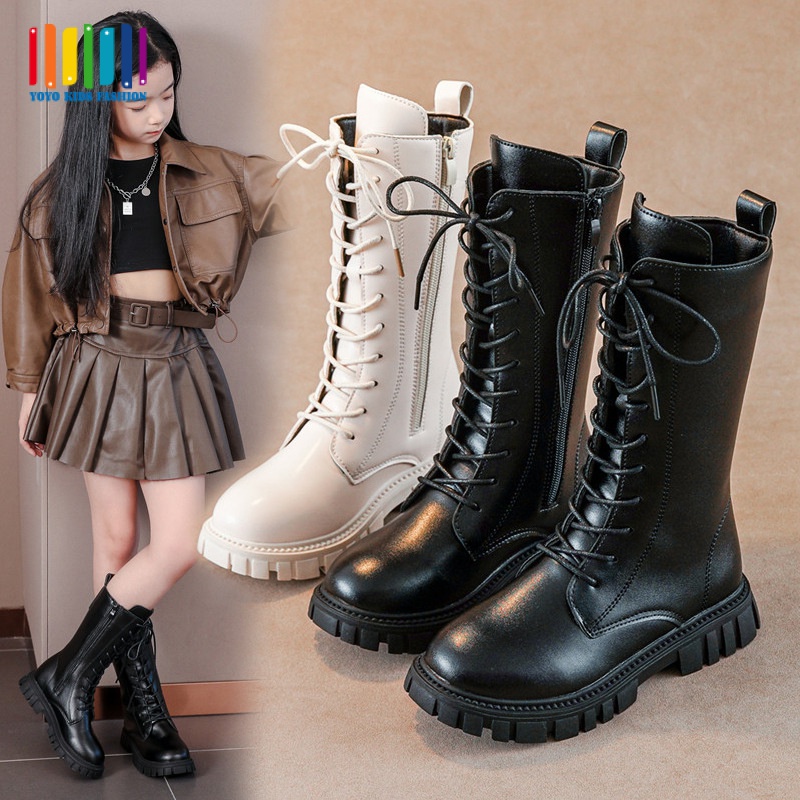 giày bốt cao cổ giày bốt cho bé gái boot trẻ em Size 27-37