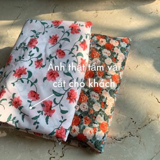 Vải lụa giấy may áo dài váy đầm