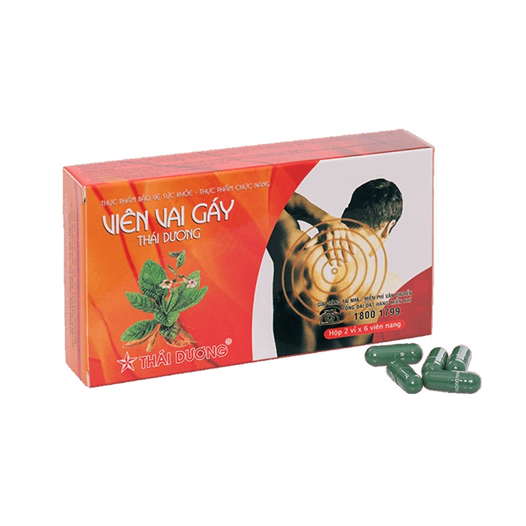Viên uống Viên Vai Gáy Sao Thái Dương 12 viên/hộp