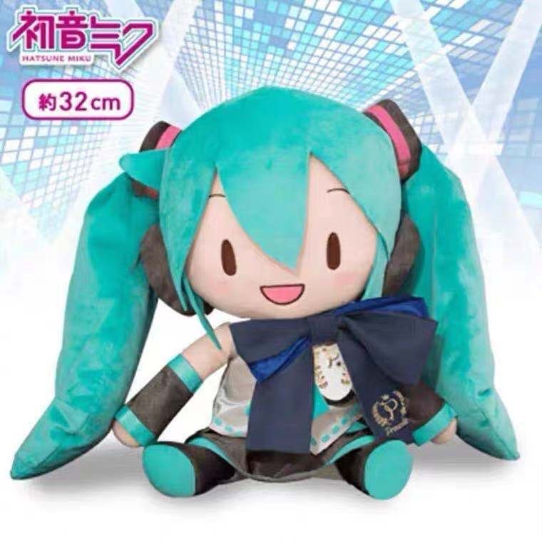 Búp Bê Nhồi Bông Hình Nhân Vật Hatsune Miku Dễ Thương