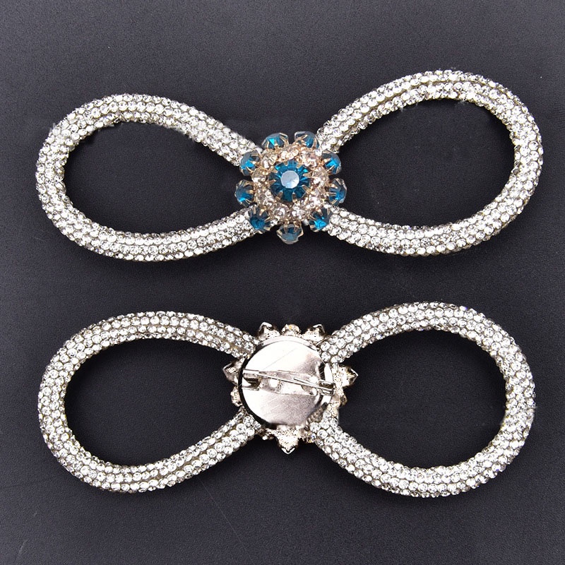 1604082 Cài Áo Hình Hoa Đính Đá Kim Cương / Kim Cương Giả / Nơ / Kính / Giày Dép Phong Cách Hàn