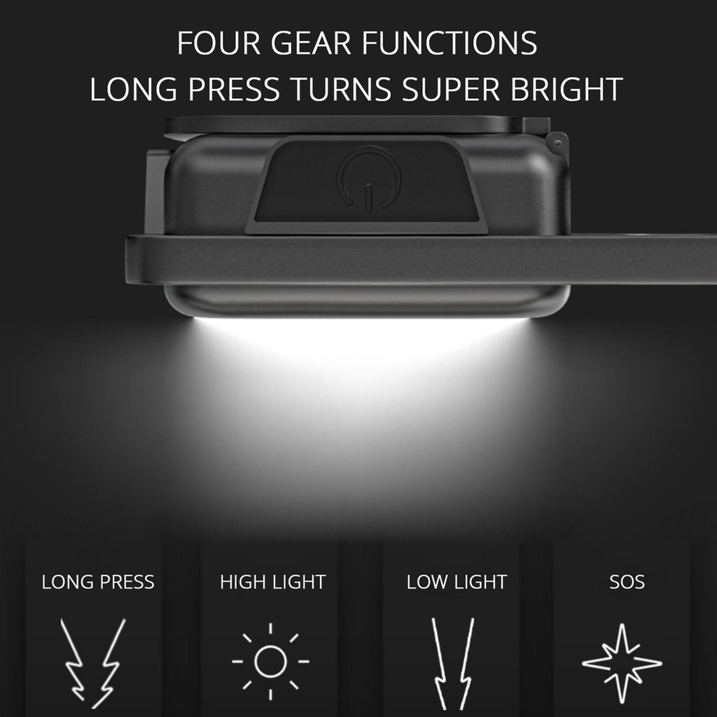 Đèn Pin COB C3A8 Đa Năng Kèm Móc Khóa Tiện Dụng Cho Các Hoạt Động Ngoài Trời