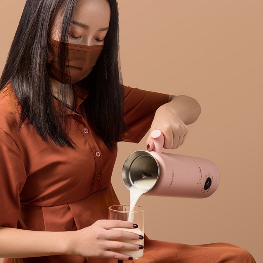 Máy làm sữa hạt, máy đa năng làm sữa đậu nành, nấu cháo chậm Zhenmi P1