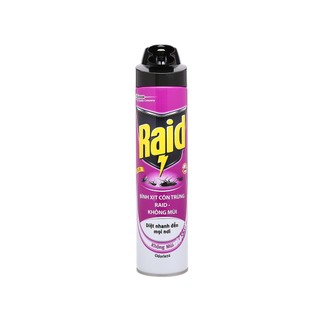 Bình xịt côn trùng Raid không mùi 600ml
