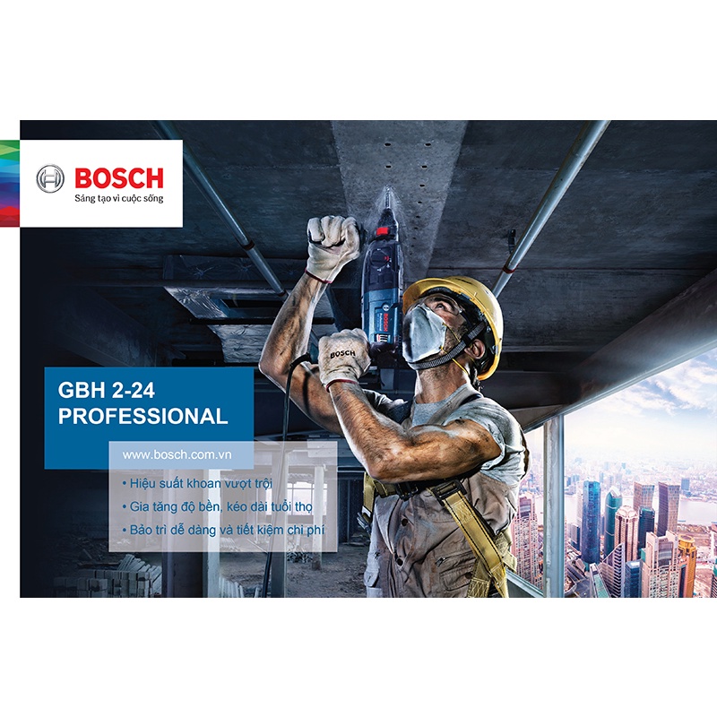 Máy khoan bê tông Bosch GBH 2-24 RE 790W