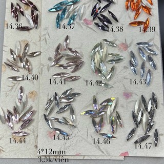 Đá khối nail cao cấp hình thon dài (đủ size nhỏ gọn)