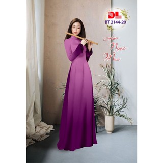 Vải may áo dài loang màu siêu xinh