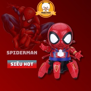 Đồ chơi robot người nhện dance hero, có đèn, có nhạc nhún nhảy vui nhộn