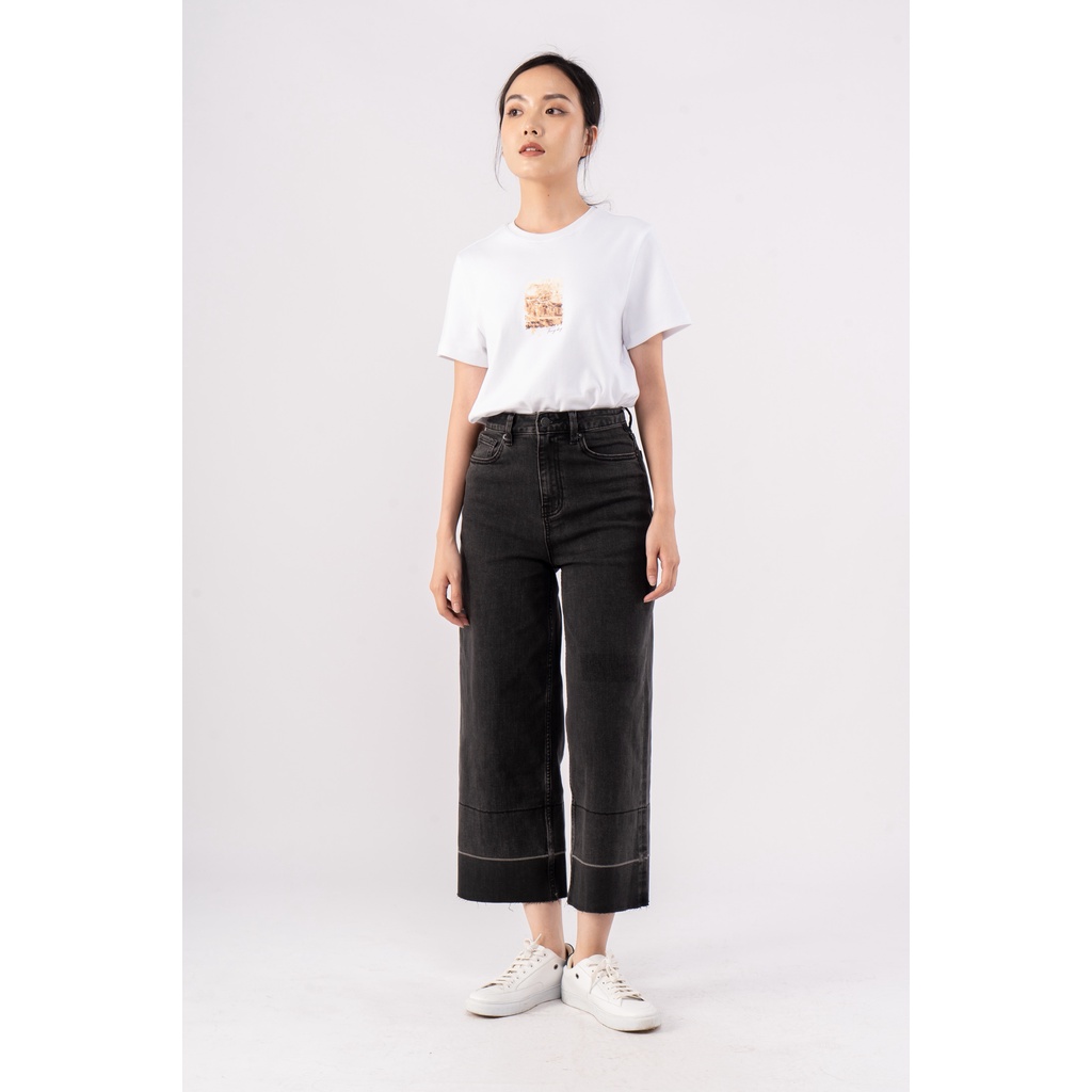 Áo Thun Nữ Tay Ngắn In Hình Form Regular - Routine 10F21TSSW001