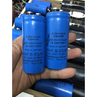1 cặp Tụ điện F&T 6800uf 40V tháo máy