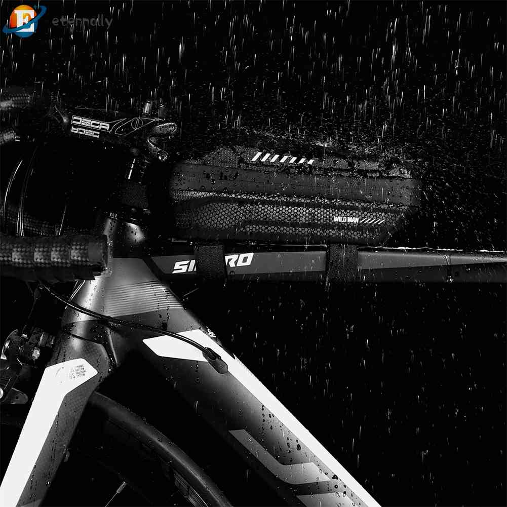 Túi Đựng Đồ Vỏ Cứng Chống Nước Gắn Khung Trước Xe Đạp Leo Núi