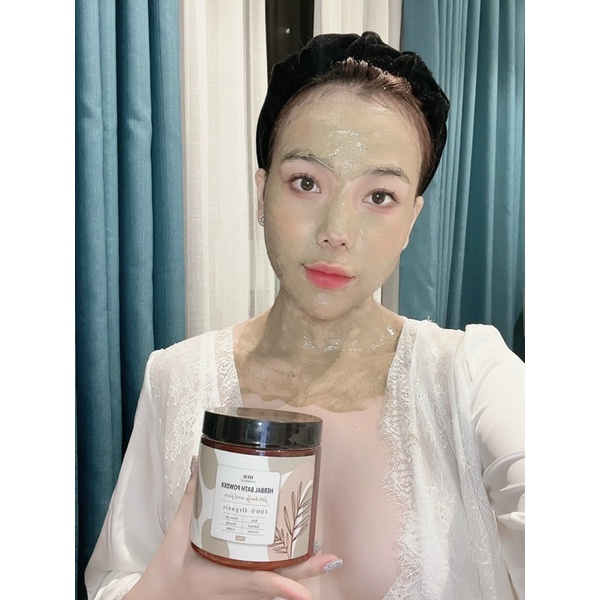 TẮM TRẮNG THẢO MỘC HER COSMETIC Tặng KEM HER -Thảo Dược Thiên Nhiên Giúp Da Trắng Sáng Mịn Màng , Đều Màu Da