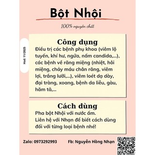 Bột Nhội khô