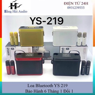 Loa bluetooth hát Karaoke Ys 219 kèm 2 mic