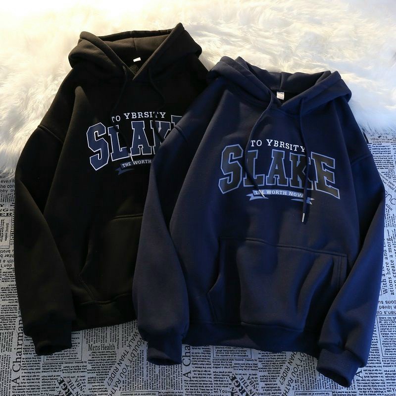 Áo Hoodies Nam Nữ In Slake Nón Lớn 2 Lớp Vải Nỉ Pe Sịn Sò Form Rộng Che Nắng Chắn Gió Hot NEW UNISEX