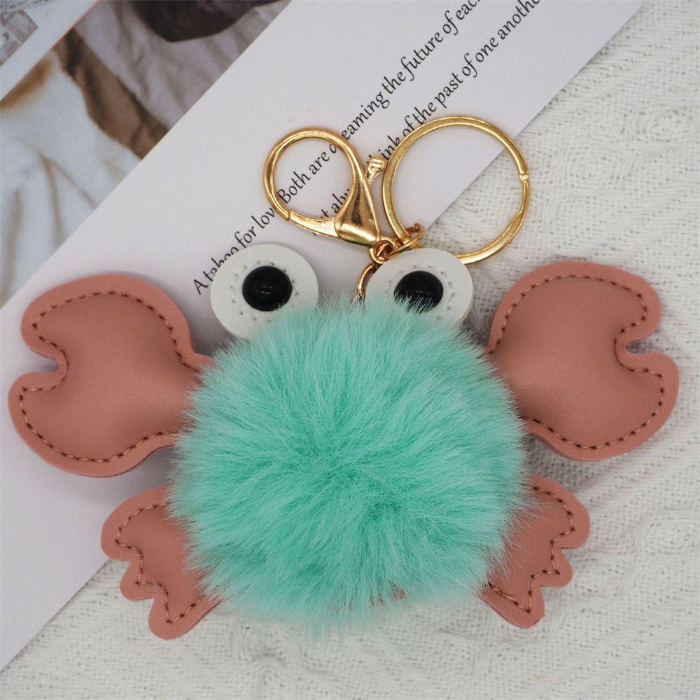 Augustina Móc Chìa Khóa Hình Cua Hoạt Hình Dễ Thương Trang Trí Ba Lô / Túi Xách