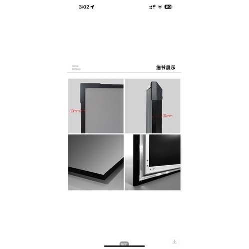 Màn hình Fixframe TPC ALR 4K 110/110/120inch mới