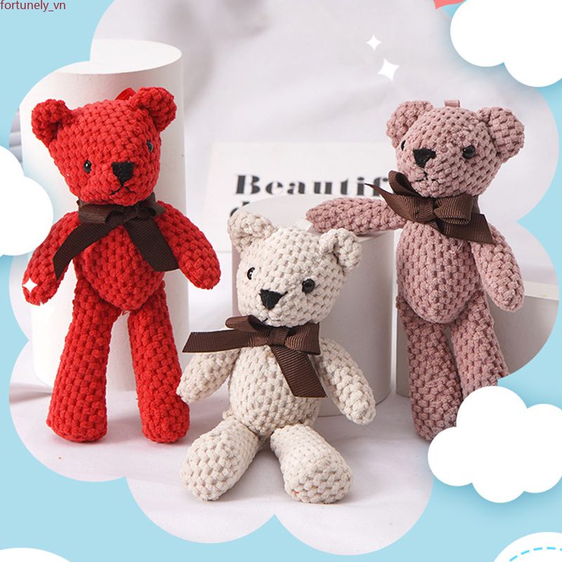 【Ready Stock】 16Cm Gấu Bông Nhồi Bông Sang Trọng Đồ Chơi Cho Bé Dễ Thương Chìa Khóa Mặt Dây Chuyền Mặt Dây Chuyền Búp Bê Quà Tặng Sinh Nhật Tiệc Cưới trang Trí