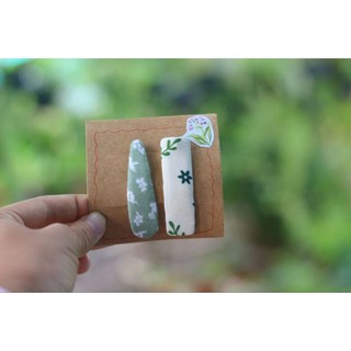 Kẹp tóc bọc vải hoa dễ thương (Handmade 100%)