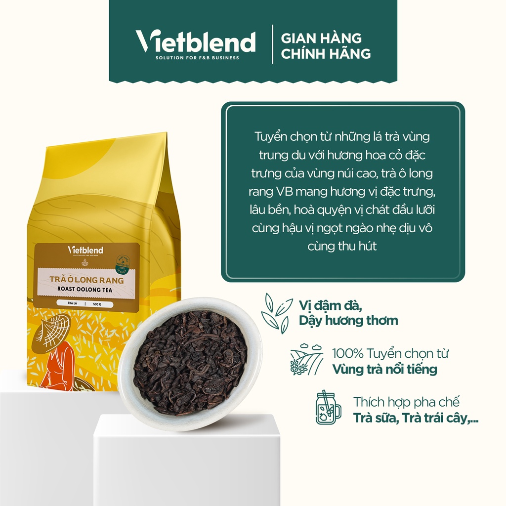 Trà ô long rang VIETBLEND túi 500g
