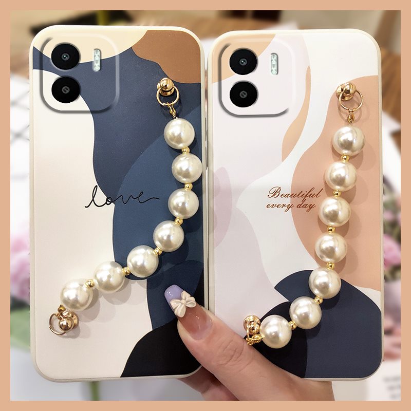 Cute Anti-fall Phone Case For Xiaomi Redmi A1 4G/A2 4G
 phone case Back Cover Liquid silicone shell soft shell Camera all inclusive