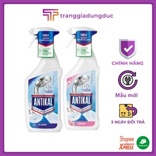 Chai xịt vệ sinh và chống ăn mòn inox Antikal 750ml, tẩy cặn canxi vòi rửa, vòi sen