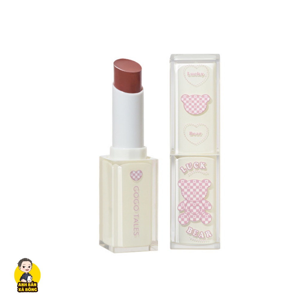 Son Môi Dưỡng Ẩm GOGO TALES Lucky Bear Moisturizing Lipstick GT381