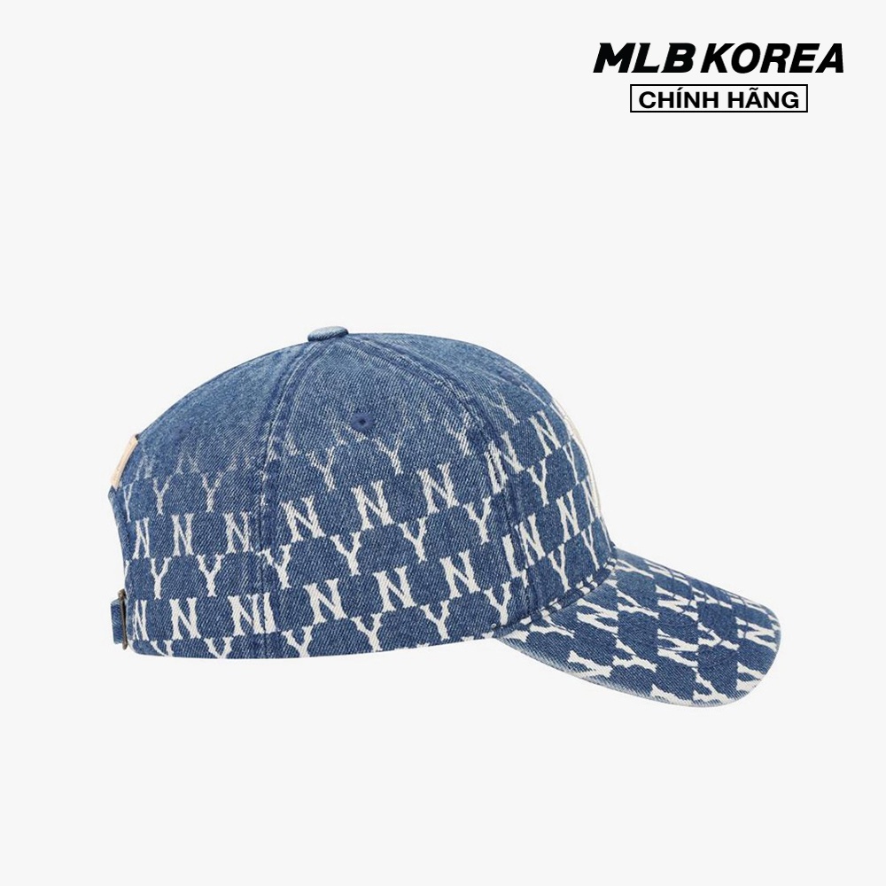 MLB - Nón bóng chày họa tiết monogram hiện đại 3ACPDA01N-50BLS