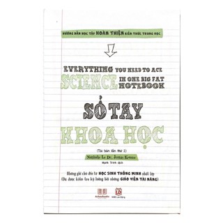 Sách - Sổ Tay Khoa Học ( Bản Tiếng Việt, Lớp 4-9)