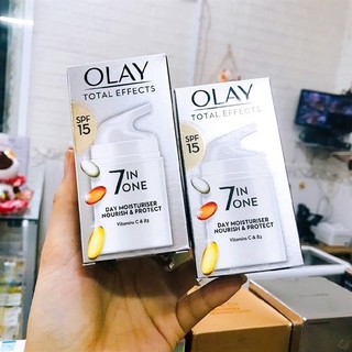 Kem Dưỡng Olay Total Effects 7 in 1 Night & Day Moisturiser Nourish 50ml bản Poland