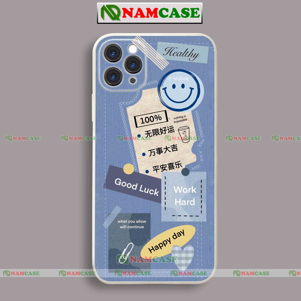 Ốp lưng điện thoại iPhone cạnh vuông cặp đôi hoạt hình cute dễ thương cho ip 6/6s/7/8/X/XS/XR/11/12/13/14 Pro Plus Max