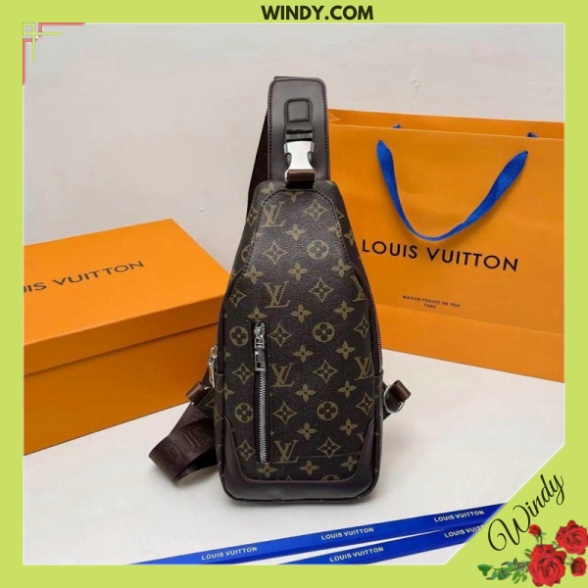 Túi đeo chéo nam Lv đeo đi chơi cá tính họa tiết sang trọng túi nam quảng châu cao cấp Windy.com