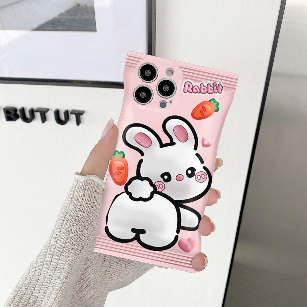 Ốp lưng iphone vỏ kẹo nền bóng rabbit pig 6/6splus/7/7plus/8/8plus/x/xr/xs/11/12/13/14/pro/max/plus/promax- Awifi A5-25 | BigBuy360 - bigbuy360.vn