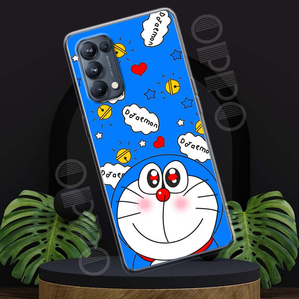 Ốp lưng Oppo Reno5, Oppo Reno5 Pro mẫu BST Doraemon. One Piece, Dragon ball