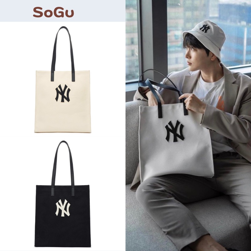 Túi Tote MLB Canvas Tote Bag New York Yankees 3AORM022N-50CRS