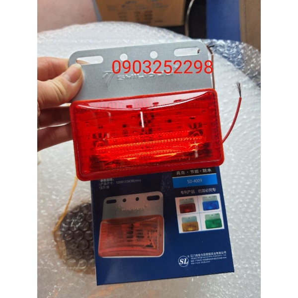 Đèn led sườn , đèn hông xe tải chống nước loại lớn 12v 24v 4009 hàng SD