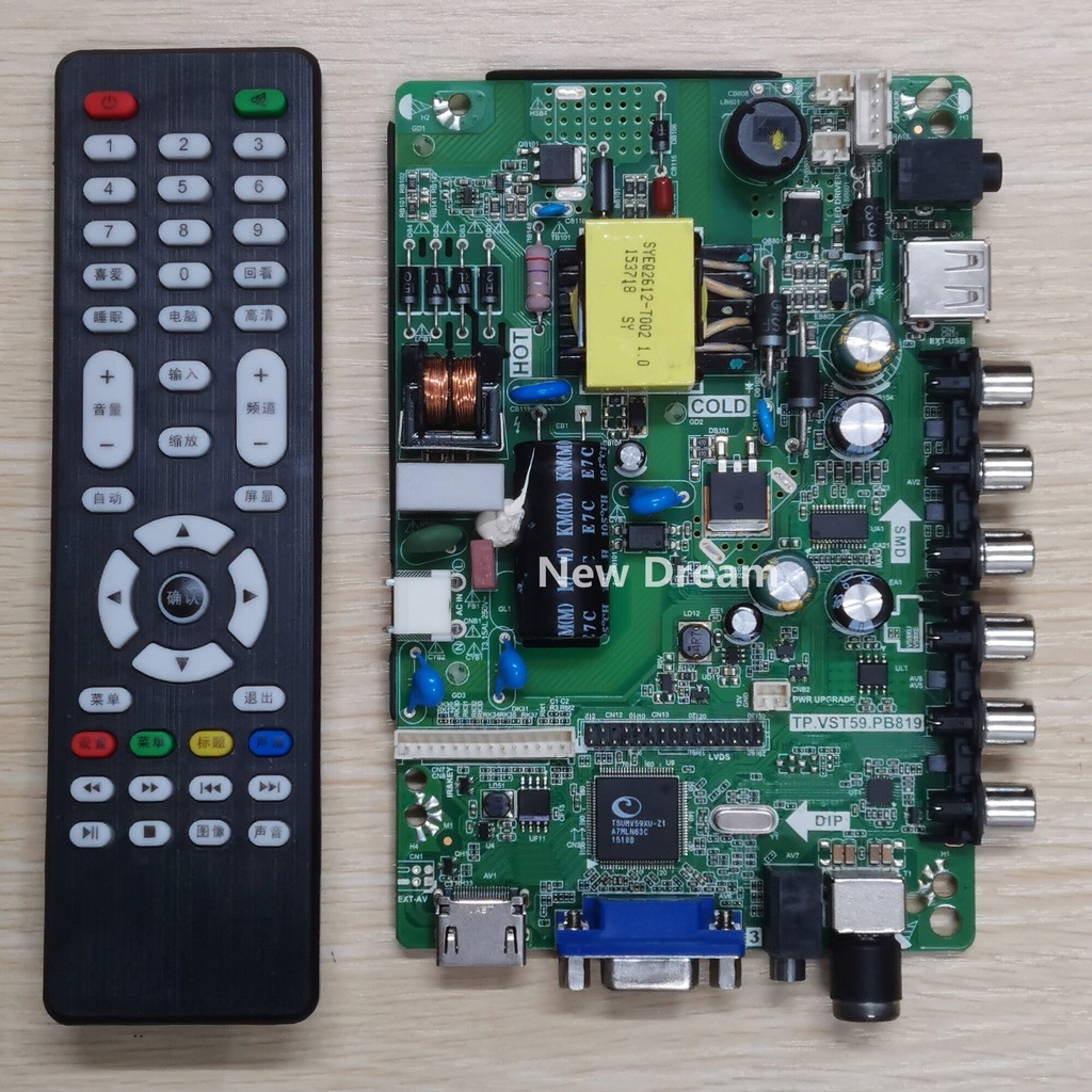 TP.VST59.CBo mạch chủ TV LCD chung PB819, bo mạch chủ TV LCD ba trong một, 28 ~ 37 inch TP.RD8503.PB
