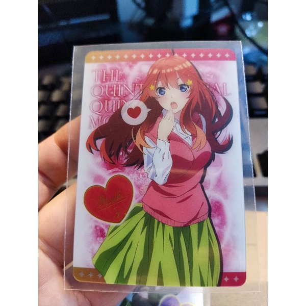 Thẻ Carddass chính hãng Bandai Nhà có 5 nàng dâu Gotoubun no Hanayome The Quintessential Quintuplets