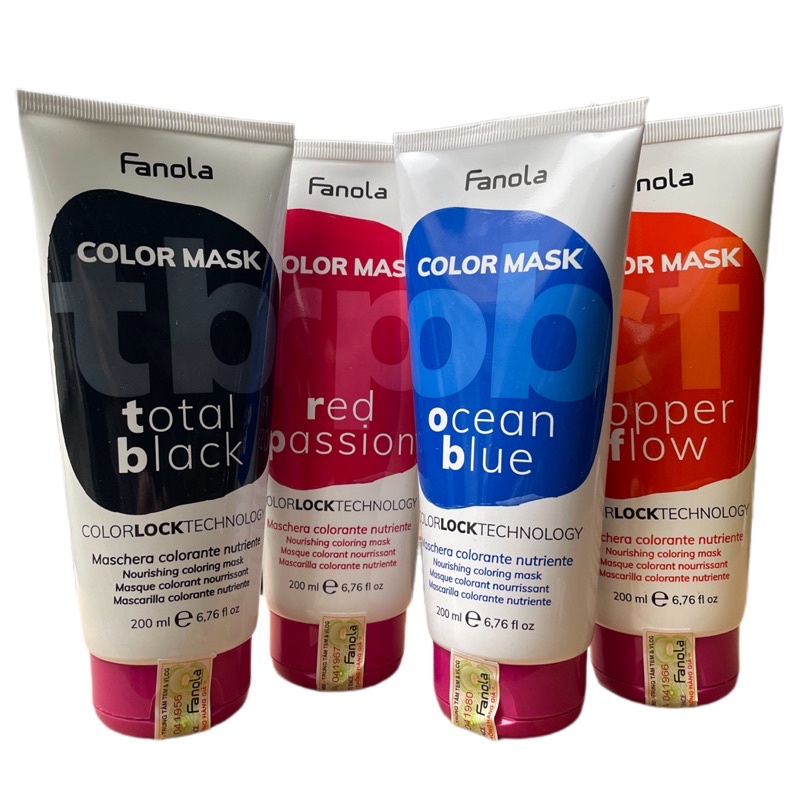 Kem ủ dưỡng bổ sung hạt màu Fanola Color Mask 200ml ( New 2022 )