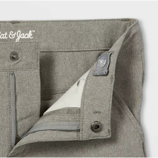 Quần Short Quick Dry Bé Trai CJ - Navy Trơn, Xám Đậm