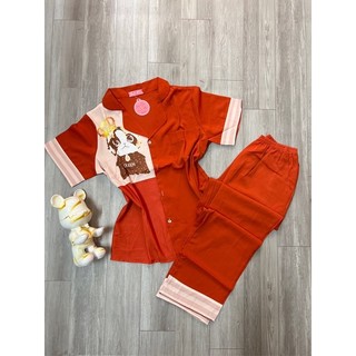 Combo 2 bộ pijama lụa cao cấp áo cộc quần dài