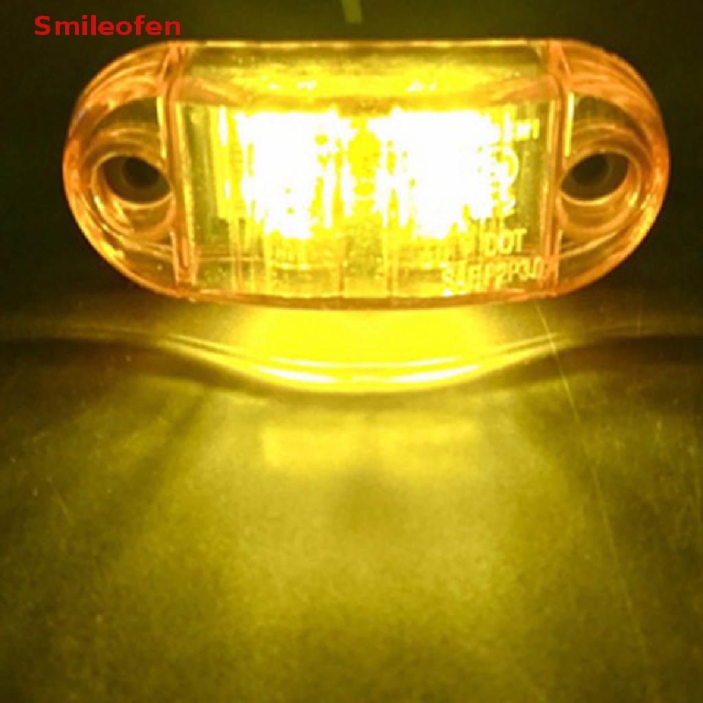 1 Đèn LED Cảnh Báo 10V 30V Ánh Sáng Trắng / Vàng / Đỏ Mới Cho Xe Hơi / Xe Tải