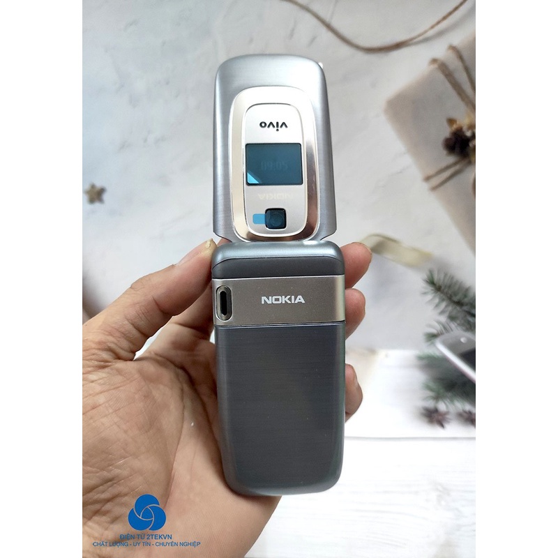 Điện thoại độc Nokia 6085 nắp gập 2 màn hình giá rẻ kèm pin sạc