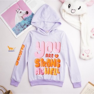 Áo hoodies bé gái HM size 20-45kg