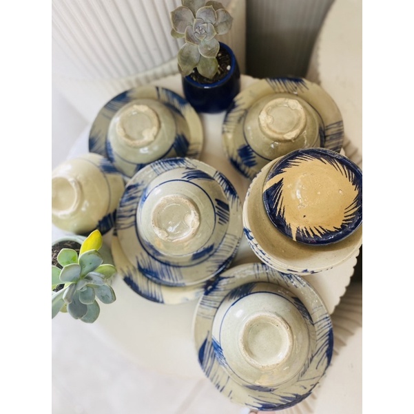 Combo 1 Chén Phêch + 1 Dĩa phếch Xưa Nam Bộ + Tặng 1 Chén Chấm