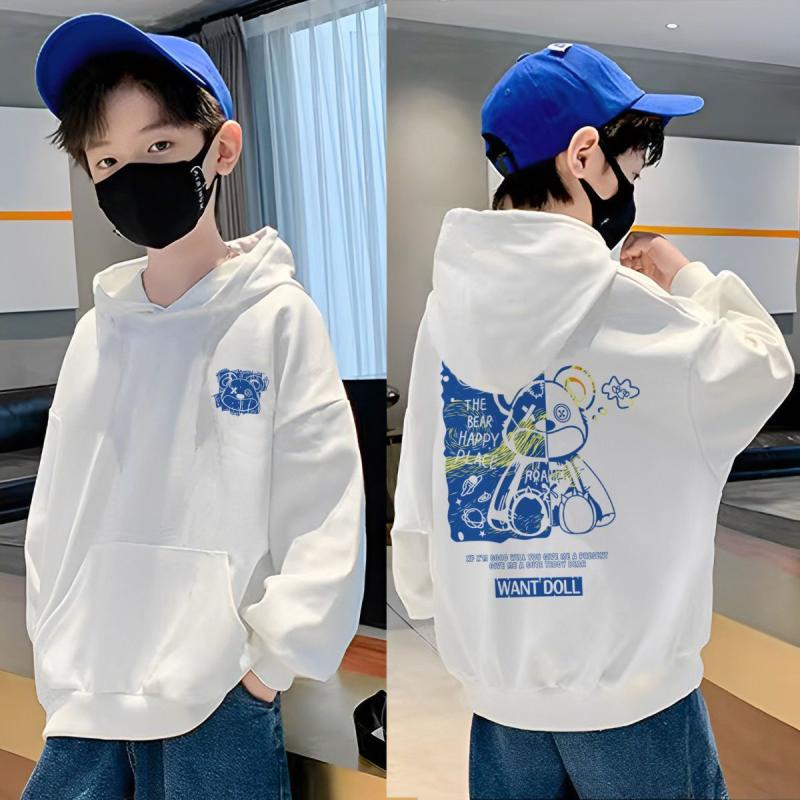 Áo Sweater Mùa Đông Dày Dặn Phong Cách Đường Phố Mới 2022 Cho Bé Trai Cỡ 110-160 (15-45kg)
