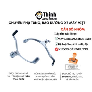 Cần số nhôm lắp được cho dòng xe Wave/Dream/Sirius/Ex150