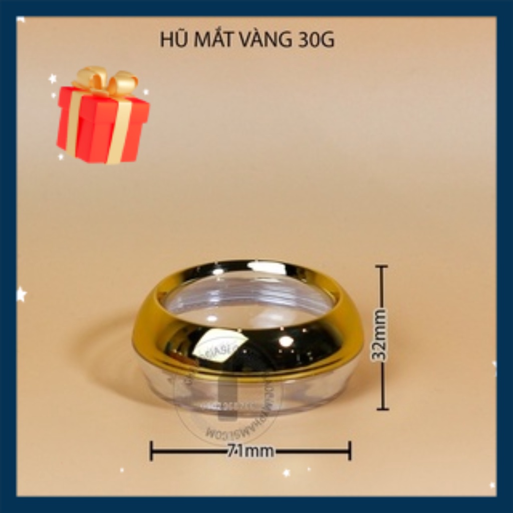 HŨ ĐỰNG KEM MẮT VÀNG 30GRAM
